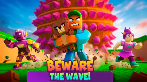 Obby Run: Memerot Tsunami