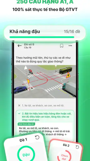 Ôn thi Bằng lái xe Hạng A, A1