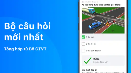 Ôn Thi GPLX 600 Câu Hỏi 2026