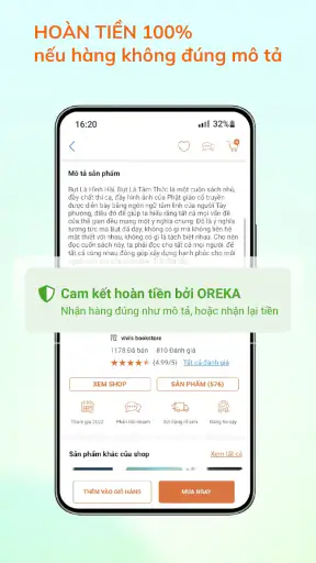 Oreka - App mua bán đồ cũ