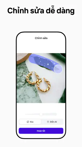 Photoroom: Trình sửa ảnh AI