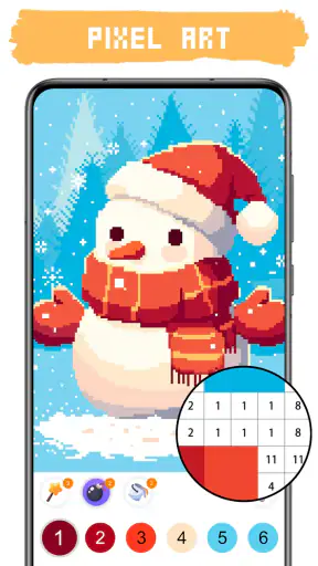 Pixel Art Games:Tô Màu Theo Số