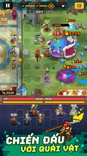 Pixel Defenders: Merge TD Game