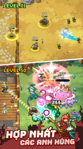 Pixel Defenders: Merge TD Game
