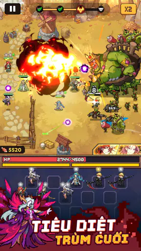 Pixel Defenders: Merge TD Game