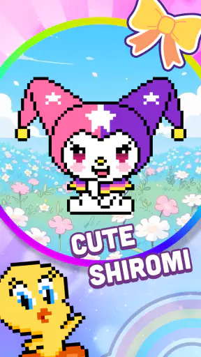 Pixel Number Cute Coloring