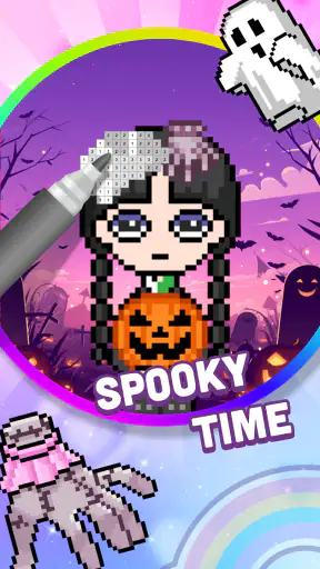 Pixel Number Cute Coloring