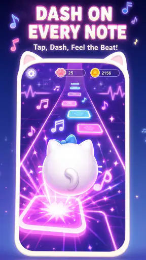 PopCat:Run Music Beats 2
