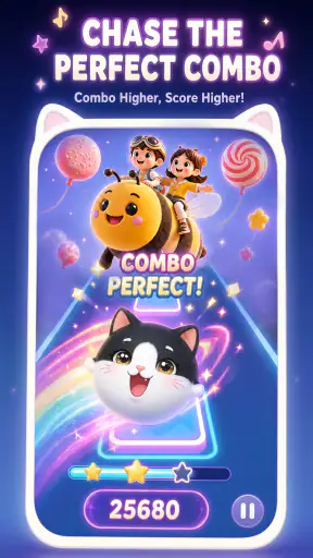 PopCat:Run Music Beats 2
