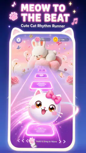 PopCat:Run Music Beats 2