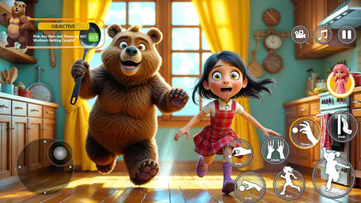 Prankster Girl Vs Angry Bear