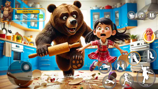 Prankster Girl Vs Angry Bear