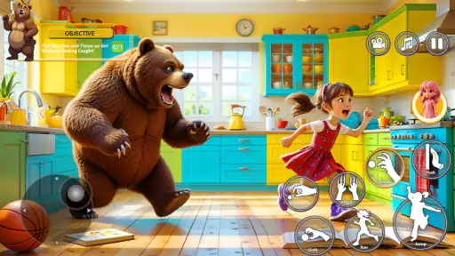 Prankster Girl Vs Angry Bear