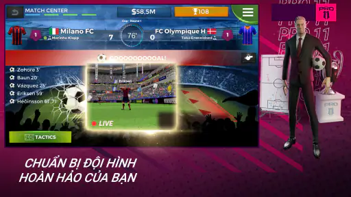 Pro 11 - Football Manager Game