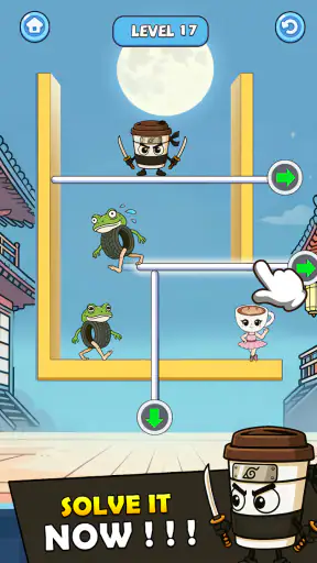 Pull Pin Save-Relaxing Puzzle