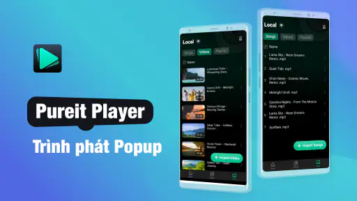 Pureit - Trình phát Popup