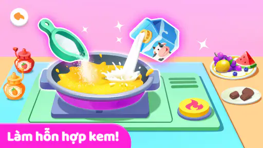 Quầy kem của Bé Gấu Trúc