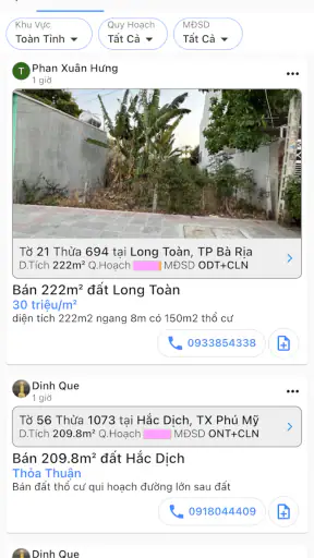 Quy Hoạch BRVT