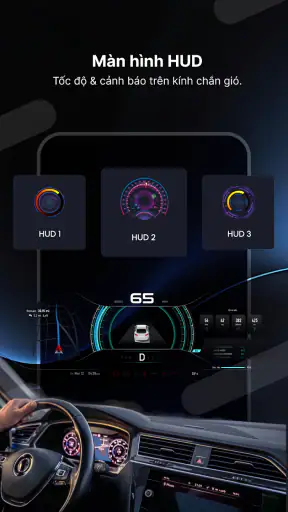 Radar Go-X: HUD, GPS, Kaarte