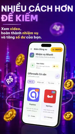 RBX Earny: Xu & Phần thưởng