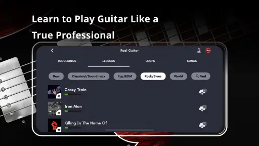 Real Guitar: chơi guitar