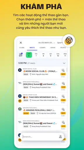 Reclub - Tìm bạn chơi thể thao