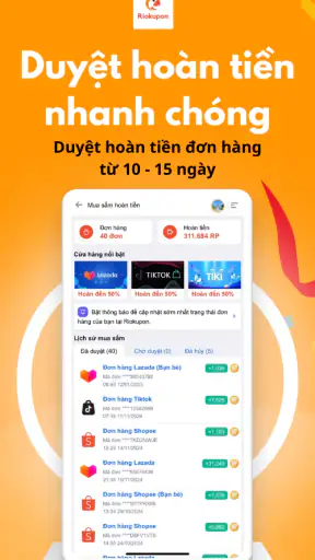 Riokupon: Mua sắm & Hoàn tiền