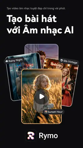 Rymo: Tạo Nhạc & Video bằng AI