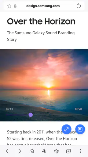 Samsung Internet Browser Beta