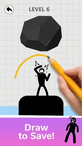 Save Stickman: Brain Draw Line