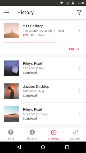 Send Anywhere (Truyền Tập tin)