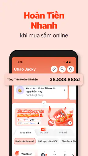 ShopBack: Mua sắm & Hoàn Tiền
