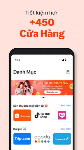 ShopBack: Mua sắm & Hoàn Tiền