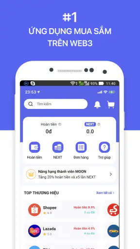 ShopNEXT - Hoàn Tiền, Mua Sắm
