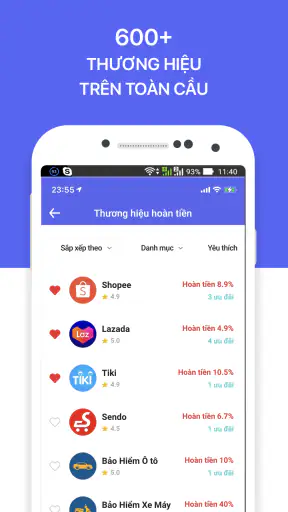 ShopNEXT - Hoàn Tiền, Mua Sắm