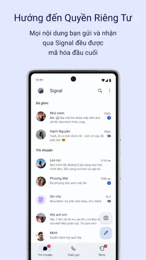 Signal - Giao tiếp riêng tư