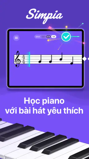 Simpia - Ứng dụng tự học Piano
