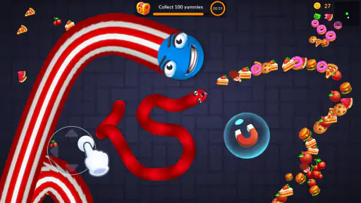 Snake vs Worms: Fun Zone .io