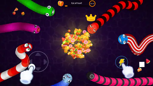 Snake vs Worms: Fun Zone .io