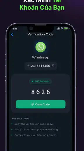 Số Điện Thoại Ảo SMS - SmsCode