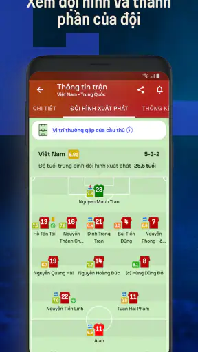 Sofascore: Kết quả trực tiếp