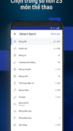 Sofascore: Kết quả trực tiếp