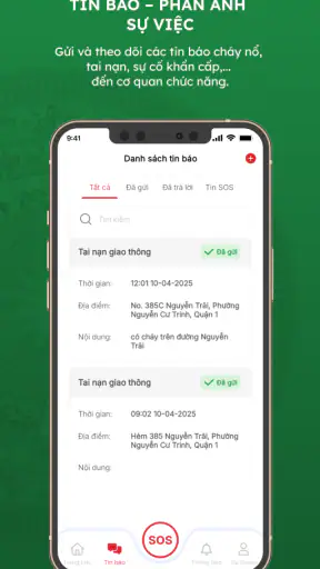 SOS An ninh trật tự - CATP HCM