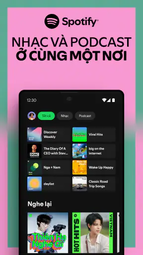 Spotify – Nhạc và podcast