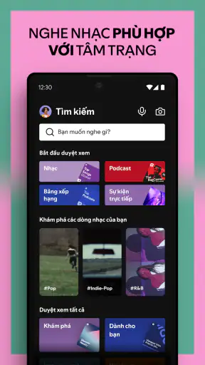 Spotify – Nhạc và podcast