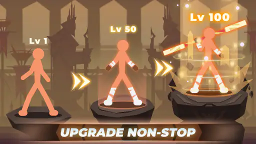 Stickman đấu quái vật Idle RPG