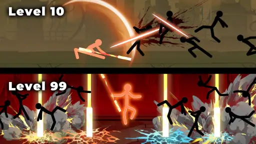 Stickman đấu quái vật Idle RPG
