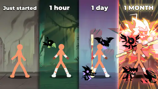Stickman đấu quái vật Idle RPG