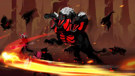 Stickman đấu quái vật Idle RPG