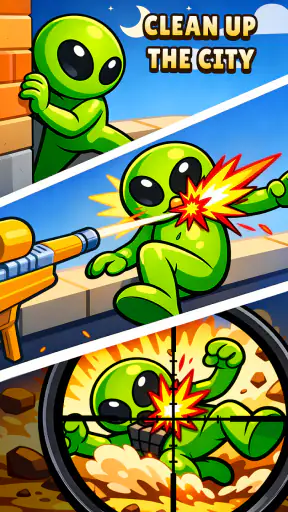 Stickman Sniper: Alien Hunt